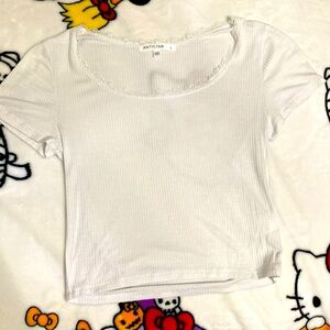 Antistar white crop top